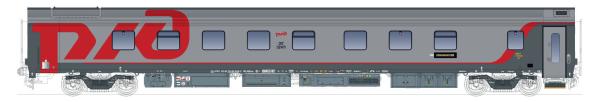 LS Models 48115 - Spur HO Schlafwagen WLABmz, CH-FPC, RZD, Ep.VI, 1. BN, DC