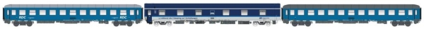 LS Models 98030 - Spur HO 3er Set Nachtzugwagen CD/RDC, Ep.VI, NJ408, Set II
