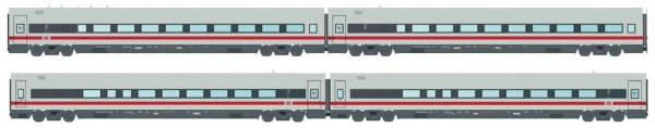LS Models MW2407AC - Spur HO 4ER SET PERSONENWAGEN DBAG, EP.VC, SET 2, AC