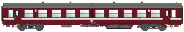 LS Models MW40040 - Spur HO Personenwagen K4 B, 2.Kl. SNCB, Ep.V