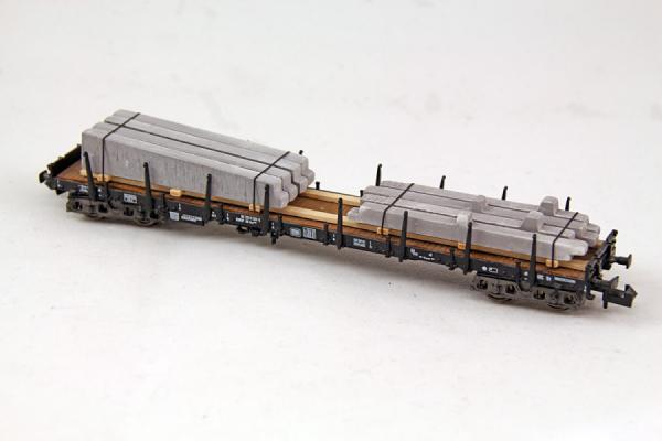 Ladegüter Bauer N1121 - Spur N Hallenbetonteile, Träger und Stützen