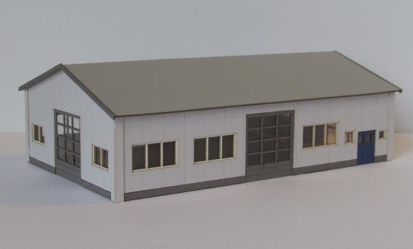 Laffont N3301 - Spur N Gewerbehalle mit Rolltoren