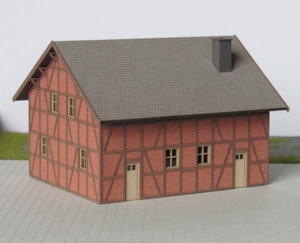 Laffont N502 - Spur N  Fachwerk-Bauernhaus in Ziegelausführung