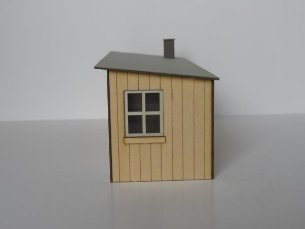 Laffont O1410 - Spur 0 Betriebswerkhütte mit Holzfassade