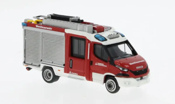 Brekina PCX870778MCW - Spur H0 Iveco Magirus Daily MLF, "Werkfeuerwehr Deutz", 2021