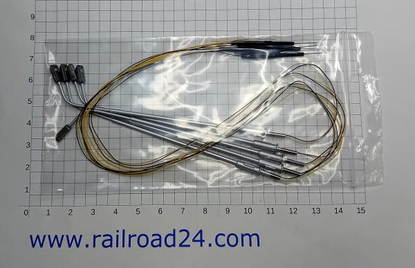 Railroad 4682 - Spur HO 5x Peitschenleuchte H0 LED 100mm