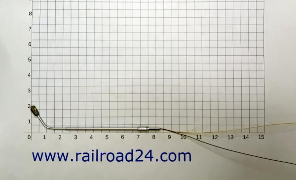 Railroad24 4681 - Spur TT 5x Peitschenleuchte LED 75mm