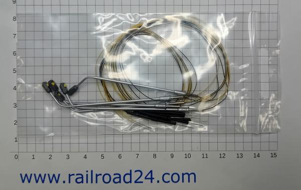 Railroad24 4681 - Spur TT 5x Peitschenleuchte LED 75mm
