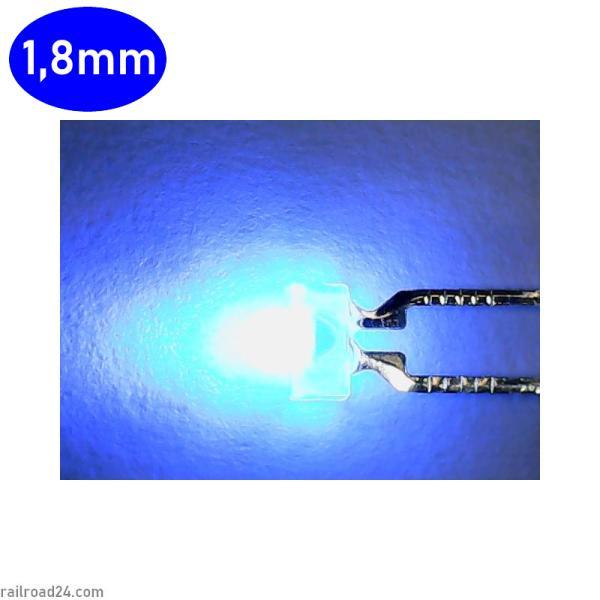 Railroad24 6763 - 20x LED 1,8mm blau diffus