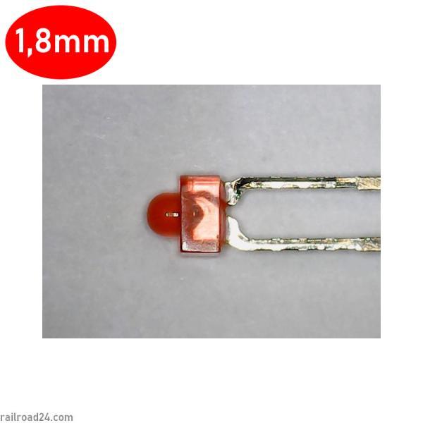 Railroad24 6760 - 20x LED 1,8mm rot diffus