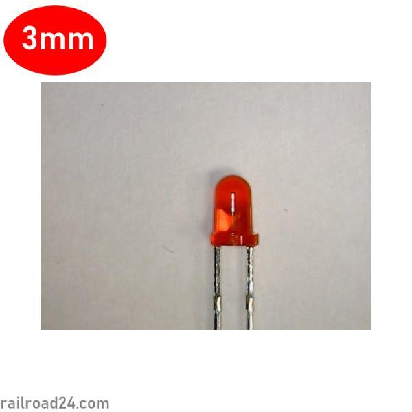Railroad24 6761 - 20x LED 3 mm rot diffus