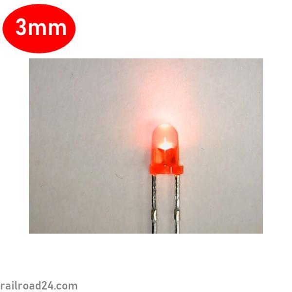 Railroad24 6761 - 20x LED 3 mm rot diffus