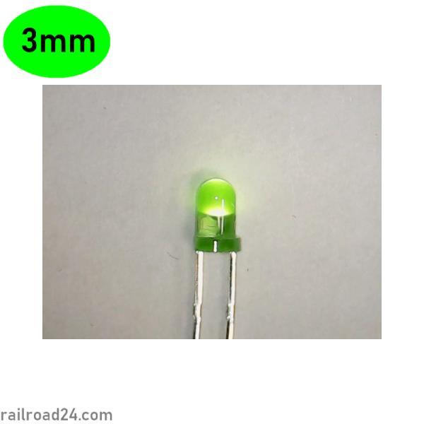 Railroad24 6767 - 20x LED 3 mm grün diffus