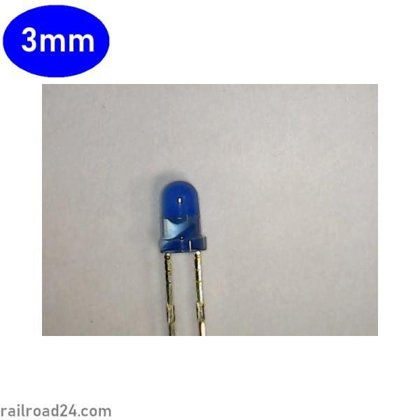 Railroad24 6764 - 20x LED 3 mm blau diffus