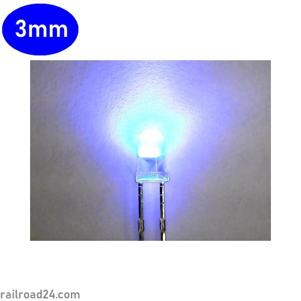 Railroad24 6764 - 20x LED 3 mm blau diffus