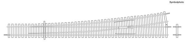 Roco 4042490 Spur HO Betonschwellen-Weiche links Wl10