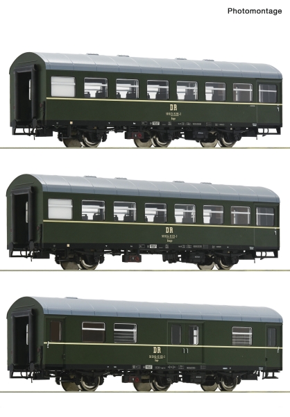 Roco 6200009 - 3-tlg. Set 1: Personenzug, DR