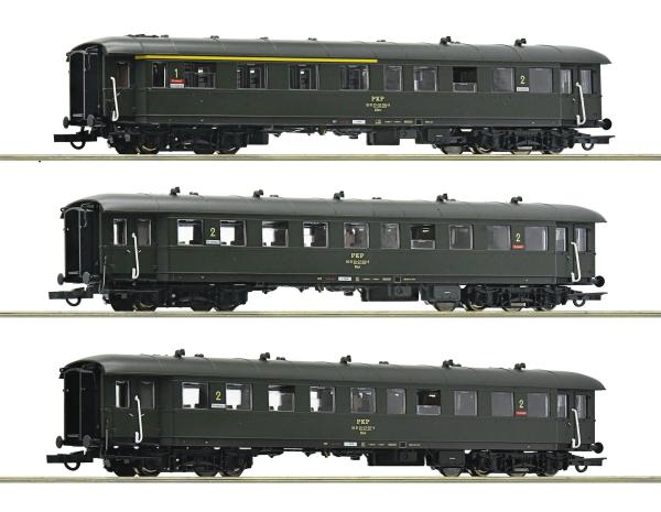 Roco 6200058 - Spur HO 3-tlg. Set: Personenwagen, PKP