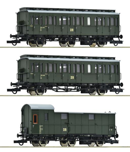 Roco 6200130  - Spur TT 3-tlg. Set 1: Nebenbahnzug, DR