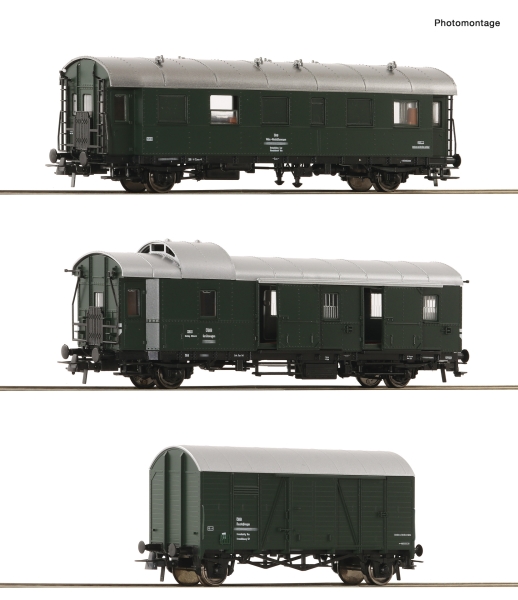 Roco 6200134 - Spur HO 3-tlg. Set: Begleitwagen, ÖBB