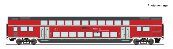 Roco 6200146 - Spur HO Doppelstockwagen 2. Klasse, DB AG