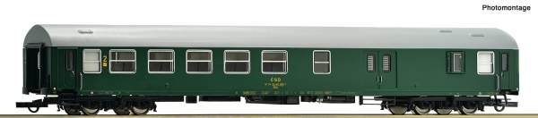 Roco 6200168 - Spur HO Reisezugwagen 2. Klasse/Gepäck, CSD