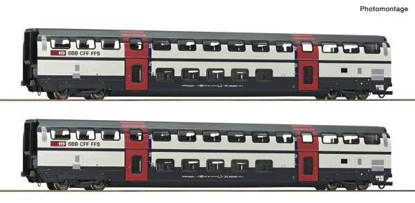 Roco 6200216 - Spur HO 2-tlg. Set 1: Doppelstockwagen 2. Klasse, SBB