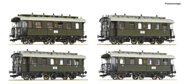 Roco 6200296 Spur HO 4-tlg. Set: Personenwagen, DRG