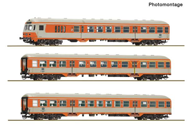 Roco 6290090 Spur TT 3-tlg. 3-tlg. Set: Nahverkehrswagen, DB