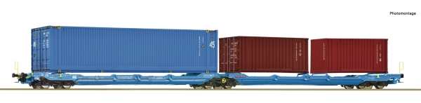 Roco 6600036 - Doppeltaschen-Gelenkwagen T3000e, NACCO