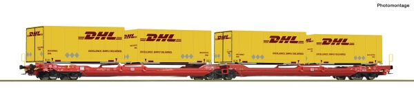 Roco 6600057 - Doppeltaschen-Gelenkwagen T3000e, DB AG