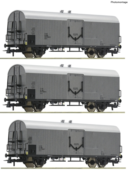 Roco 6600140 - Spur HO 3-tlg. Set: Kühlwagen, ÖBB