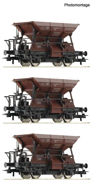 Roco 6600269 - Spur HO 3-tlg. Set: Talbot-Schotterwagen, DB