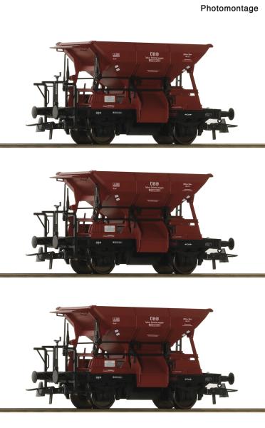 Roco 6600283 - Spur HO 3-tlg. Set: Talbot-Schotterwagen, ÖBB