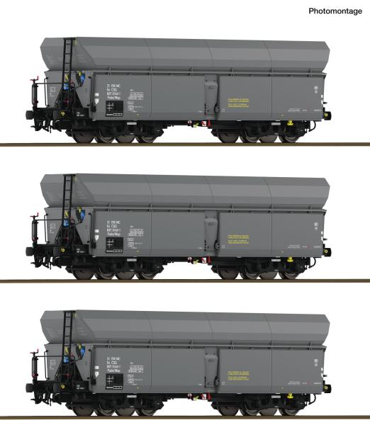 Roco 6600325 - Spur HO 3-tlg. Set: Selbstentladewagen, CSD