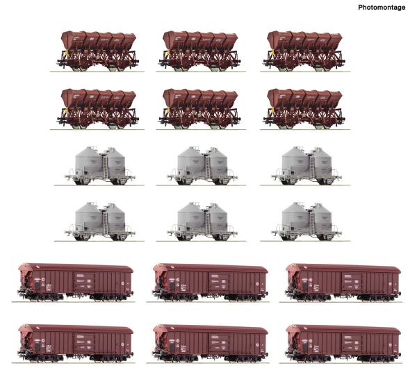 Roco 6600330 -  Spur HO 18-tlg. Display: Rangierbahnhof/Schüttgut, DB