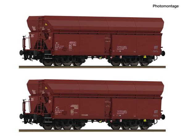 Roco 6600454 Spur HO 2-tlg. Set: Selbstentladewagen, ZSSK Cargo