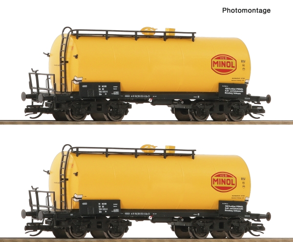 Roco 6680019 - Spur TT 2-tlg. Set: Kesselwagen, DR