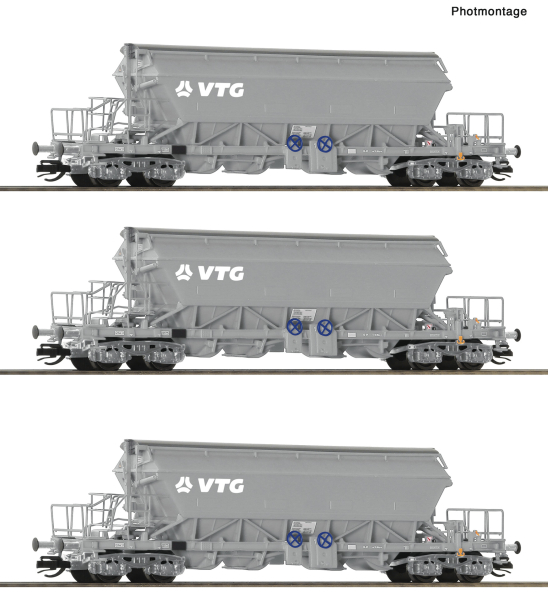 Roco 6680030 - Spur TT 3-tlg. Set: Kaliwagen, VTG