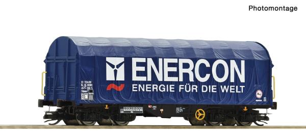 Roco 6680061 Spur TT Schiebeplanenwagen Shimnns, Enercon, Ep.VI