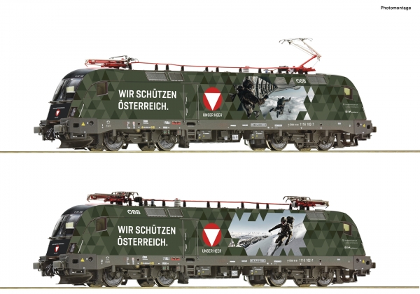 Roco 70491 - Elektrolokomotive 1116 182-7 „Bundesheer‟, ÖBB