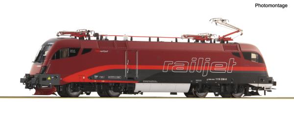 Roco 7580046 Spur TT E-Lok Rh 1116 Railjet der ÖBB, Epoche VI