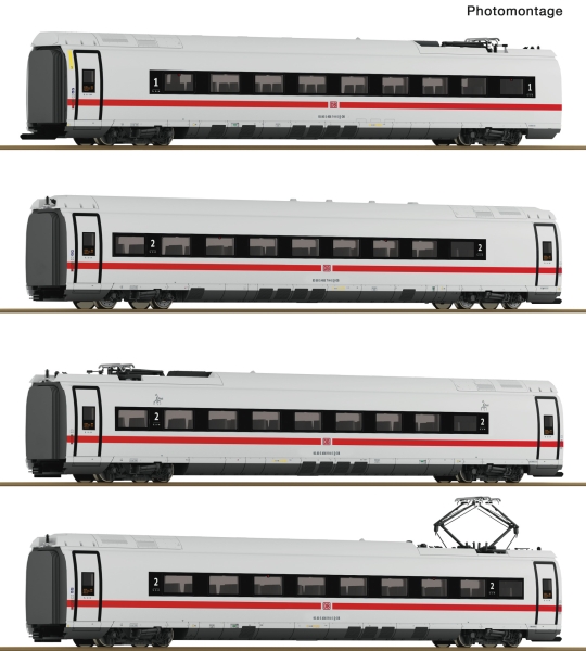 Roco 7720018 - Spur HO 4-tlg. Set: Zwischenwagen ICE 3neo (BR 408), DB AG