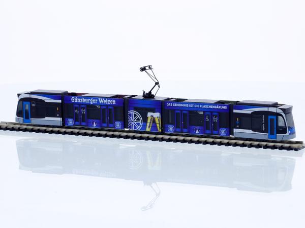 Rietze STRA01203 - Spur N Siemens Combino 5tlg. SWU - Radbrauerei Günzburg