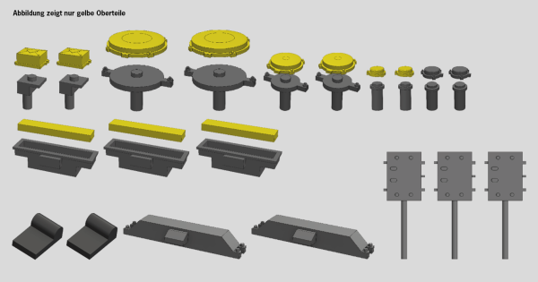 Hädl 720000 - Starter-Set Gleiskästen