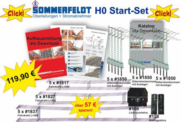 Sommerfeldt 1050 - Spur HO Start-Set Click (1 Stück)