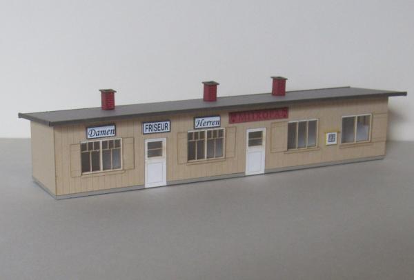 Laffont T2801 - Spur TT  Bahnhofs-Kioskbaracke mit Friseursalon