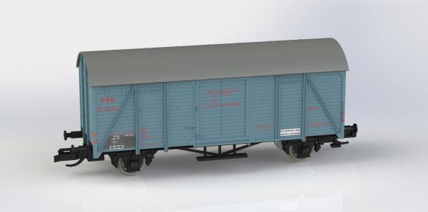 Igra Modell 96600014 - Spur TT Gedeckter Wagen aus der tschechischen Schokoladenfabrik, Ep.III, DC