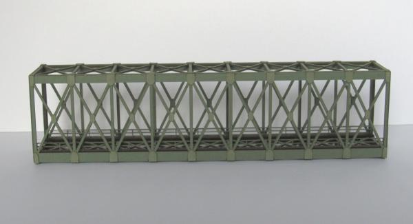 Laffont Z4501 - Spur Z  Fachwerk-Kastenbrücke 1-gleisig resedagrün