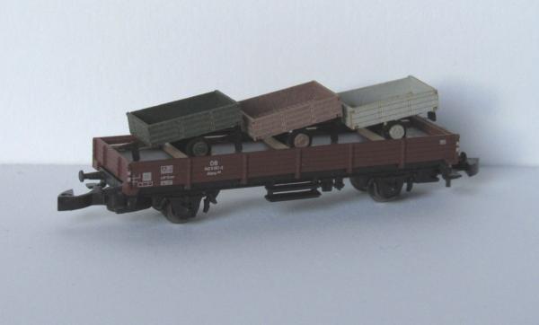 Laffont Z4901 - Spur Z  Wagenbeladung 3 landwirtschaftliche Anhänger